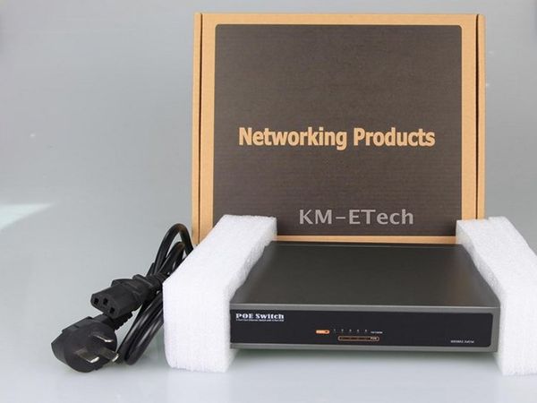 Switch 5 Port với 4 port POE 10/100/1000Mbps KMETech PSE6504G công suất 65W - Phụ Kiện Điện Tử Việt Nam