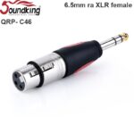Đầu chuyển 6.5mm stereo ra XLR male female Soundking - QRP-C46