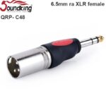 Đầu chuyển 6.5mm stereo ra XLR male female Soundking - QRP-C48