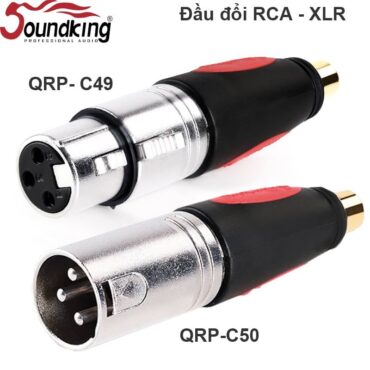 Đầu chuyển RCA sang XLR male - female Soundking - Phụ Kiện Điện Tử Việt Nam