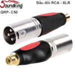 Đầu chuyển RCA sang XLR male - female Soundking - QRP-C50