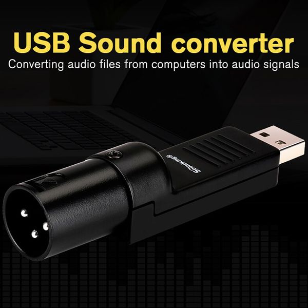 USB to XLR 3 pin male Soundking QRP-C60 - Phụ Kiện Điện Tử Việt Nam usb ra xlr đực soundking qrp-d60