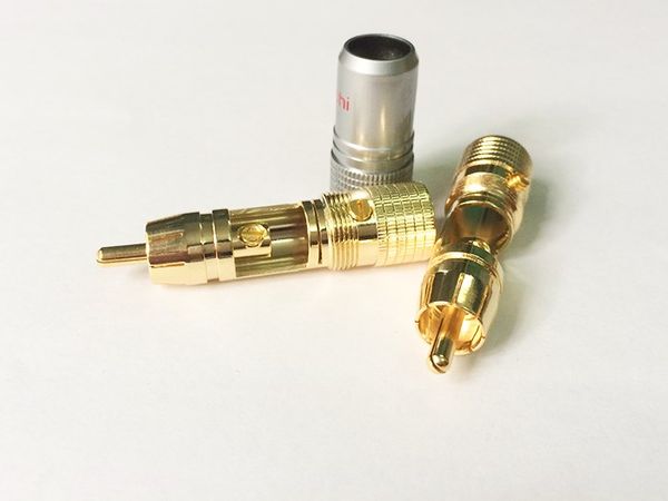 Rắc Audio RCA Nakamichi - Đầu bấm không hàn cáp AV RCA mạ vàng 10mm ( 1 chiếc) - Phụ Kiện Điện Tử Việt Nam Rắc Audio RCA Nakamichi - Đầu bấm không hàn cáp AV RCA mạ vàng 10mm ( 1 chiếc) - Phụ Kiện Điện Tử Việt Nam