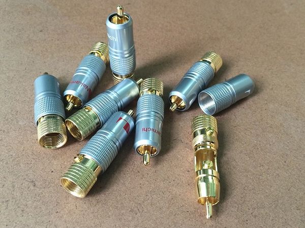 Rắc Audio RCA Nakamichi - Đầu bấm không hàn cáp AV RCA mạ vàng 10mm ( 1 chiếc) - Phụ Kiện Điện Tử Việt Nam Rắc Audio RCA Nakamichi - Đầu bấm không hàn cáp AV RCA mạ vàng 10mm ( 1 chiếc) - Phụ Kiện Điện Tử Việt Nam