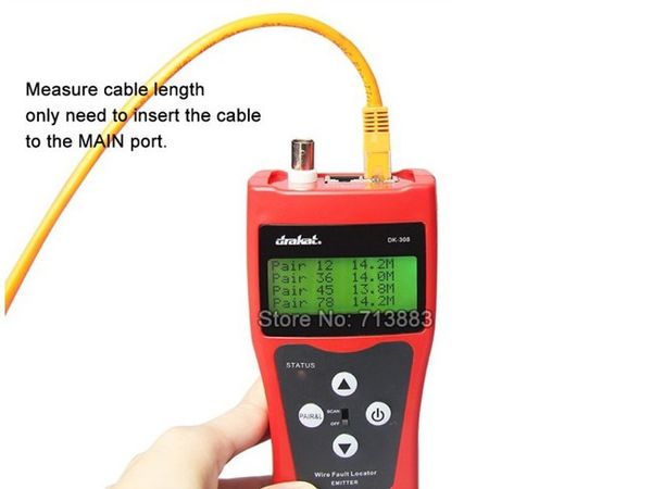 Bộ thiết bị đo kiểm tra dây cáp mạng RJ45 cáp điện thoại RJ11 cáp BNC dò vị trí đứt dây NOYAFA NF-308 - Phụ Kiện Điện Tử Việt Nam