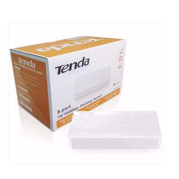 Bộ chia mạng 8 cổng Tenda S108 10/100Mbps - Phụ Kiện Điện Tử Việt Nam bo chia mang 1 ra 8 tenda s108