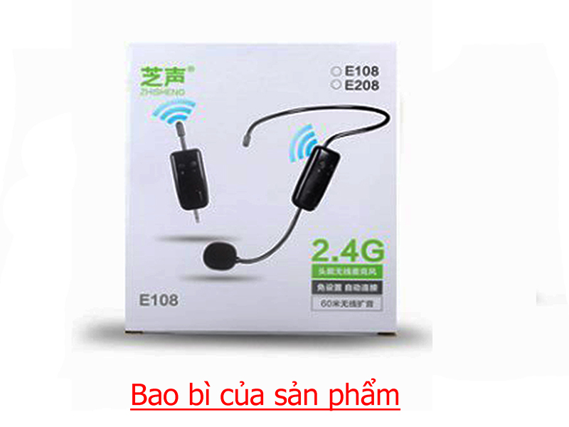 Micro không dây ZHISHENG E108 cho loa loa kéo ampli máy trợ giảng - Phụ Kiện Điện Tử Việt Nam microphone không day