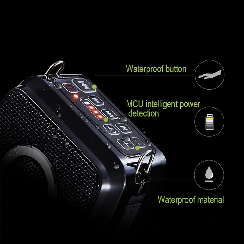 Máy micro loa trợ giảng 25W bluetooth FM 2 microphone Shidu SD-S92 - Phụ Kiện Điện Tử Việt Nam shidu sd-s92