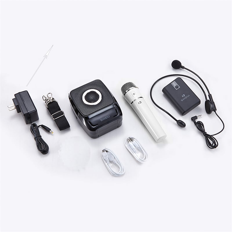 Máy micro loa trợ giảng 25W bluetooth FM 2 microphone Shidu SD-S92 - Phụ Kiện Điện Tử Việt Nam shidu sd-s92