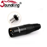 Đầu hàn jack XLR cannon Soundking Female QRP-C11 & Male QRP-C12 - Male l QRP-C12