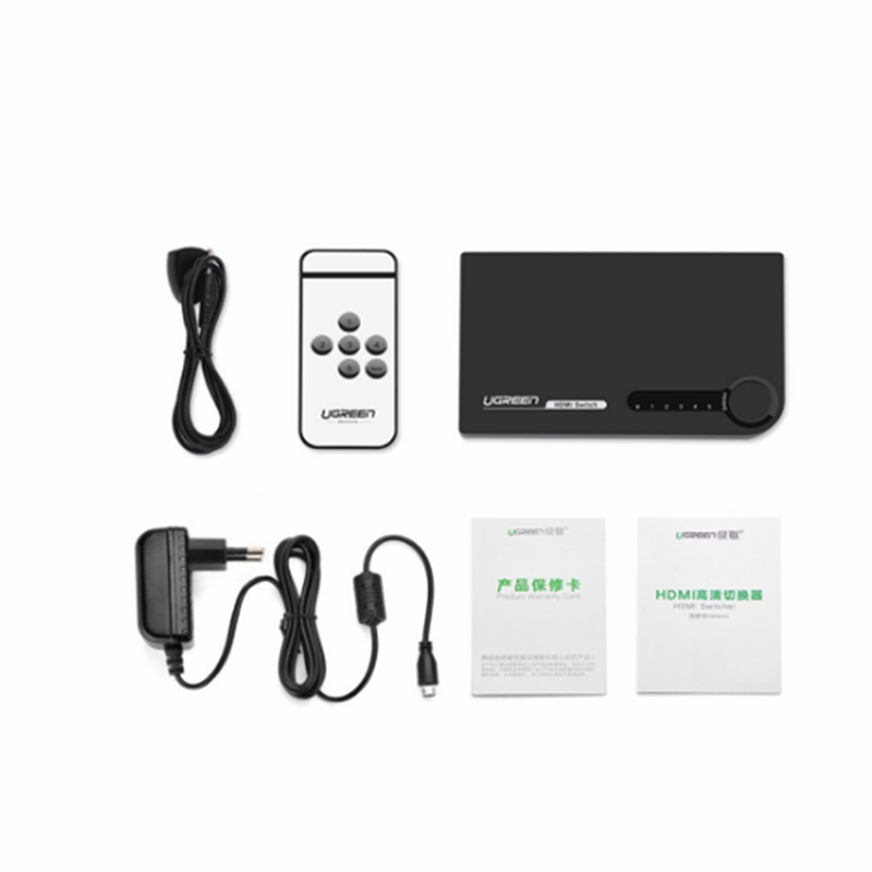 Switch HDMI 3x1 4K 30Hz Ugreen 40234 có điều khiển từ xa - Phụ Kiện Điện Tử Việt Nam Switch HDMI 3x1 4K 30Hz Ugreen 40234 có điều khiển từ xa - Phụ Kiện Điện Tử Việt Nam