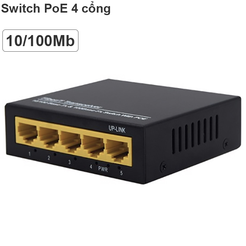 switch poe giá rẻ 4 cổng