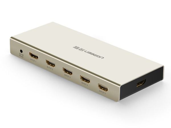 Bộ chuyển mạch HDMI 5x1 Ugreen 40279 hỗ trợ 3D 4K30Hz có điều khiển - Phụ Kiện Điện Tử Việt Nam