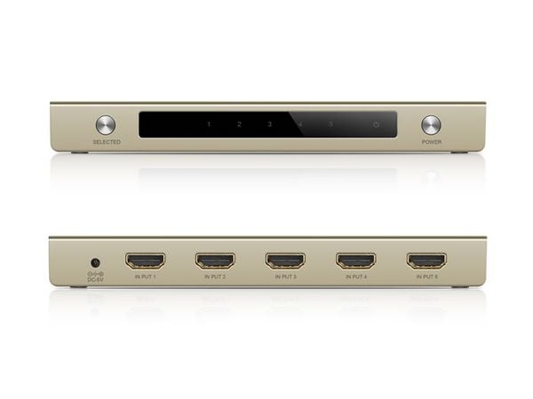 Bộ chuyển mạch HDMI 5x1 Ugreen 40279 hỗ trợ 3D 4K30Hz có điều khiển - Phụ Kiện Điện Tử Việt Nam