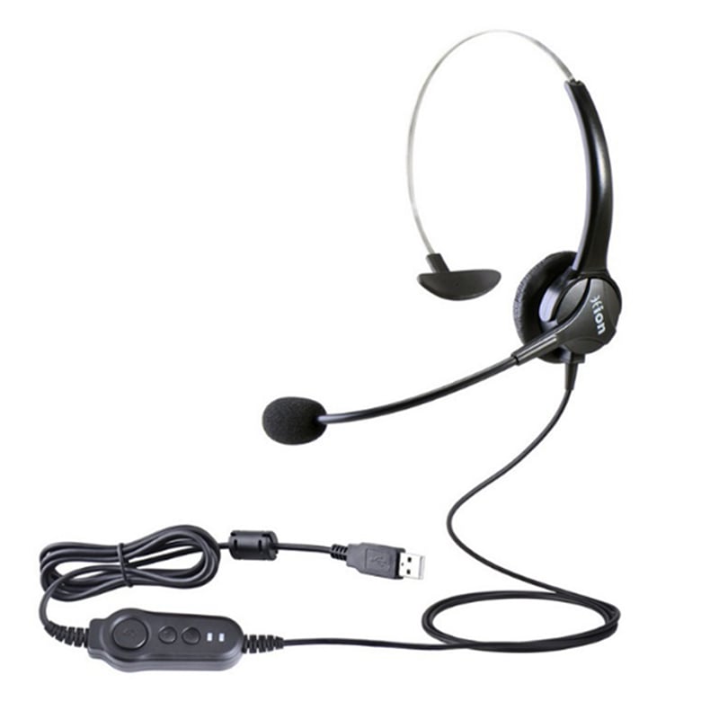 Tai nghe micro cho tổng đài viên chăm sóc khách hàng cắm cổng USB dùng cho PC Laptop Hion U60 - Phụ Kiện Điện Tử Việt Nam tai nghe 1 ben cho tong dai vien, chat skyper, facebook, zalo hion u60