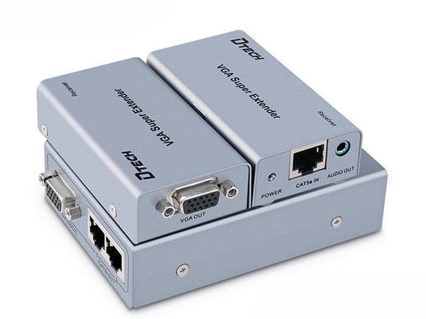 Bộ khuếch đại và chia VGA audio 1 ra 4 200 mét DTECH DT-7036 - Phụ Kiện Điện Tử Việt Nam Bộ khuếch đại và chia VGA audio 1 ra 4 200 mét DTECH DT-7036 - Phụ Kiện Điện Tử Việt Nam