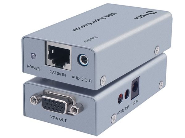 Bộ khuếch đại và chia VGA audio 1 ra 2 200 mét DTECH DT-7035 - Phụ Kiện Điện Tử Việt Nam Bộ khuếch đại và chia VGA audio 1 ra 2 200 mét DTECH DT-7035 - Phụ Kiện Điện Tử Việt Nam