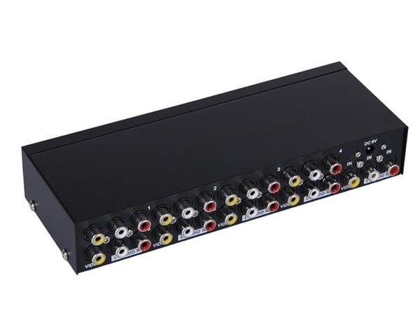 Bộ chia tín hiệu AV Video Audio 1 ra 8 cổng MT-VIKI MT-108AV - Phụ Kiện Điện Tử Việt Nam Bộ chia tín hiệu AV Video Audio 1 ra 8 cổng MT-VIKI MT-108AV - Phụ Kiện Điện Tử Việt Nam