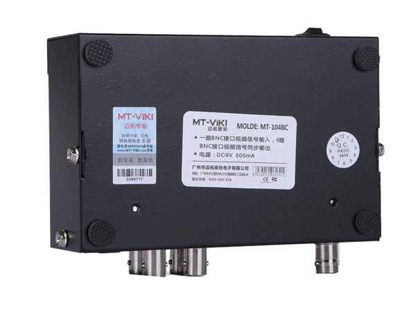 Bộ chia tín hiệu BNC Video 1 ra 4 cổng MT-VIKI MT-104BC - Phụ Kiện Điện Tử Việt Nam