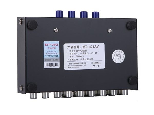 Bộ chuyển mạch tín hiệu AV Video & Audio 4 ra 1 cổng MT-VIKI MT-431AV - Phụ Kiện Điện Tử Việt Nam
