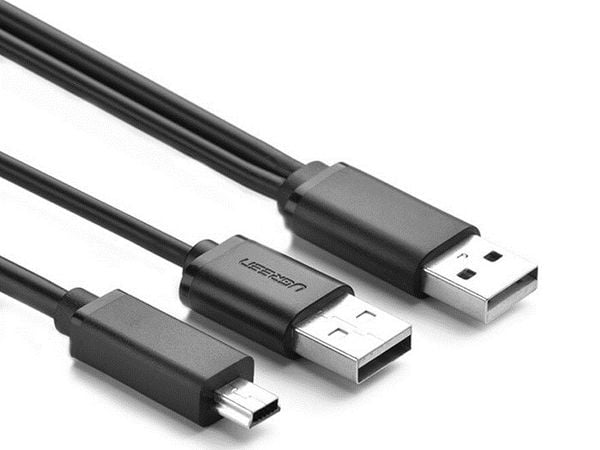Cáp USB 2.0 to Mini USB chữ Y 0.5m Ugreen 10346 - Phụ Kiện Điện Tử Việt Nam