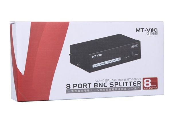 Bộ chia tín hiệu BNC Video 1 ra 8 cổng MT-VIKI MT-108BC - Phụ Kiện Điện Tử Việt Nam Bộ chia tín hiệu BNC Video 1 ra 8 cổng MT-VIKI MT-108BC - Phụ Kiện Điện Tử Việt Nam