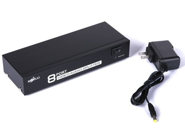 Bộ chia tín hiệu AV Video Audio 1 ra 8 cổng MT-VIKI MT-108AV - Phụ Kiện Điện Tử Việt Nam Bộ chia tín hiệu AV Video Audio 1 ra 8 cổng MT-VIKI MT-108AV - Phụ Kiện Điện Tử Việt Nam