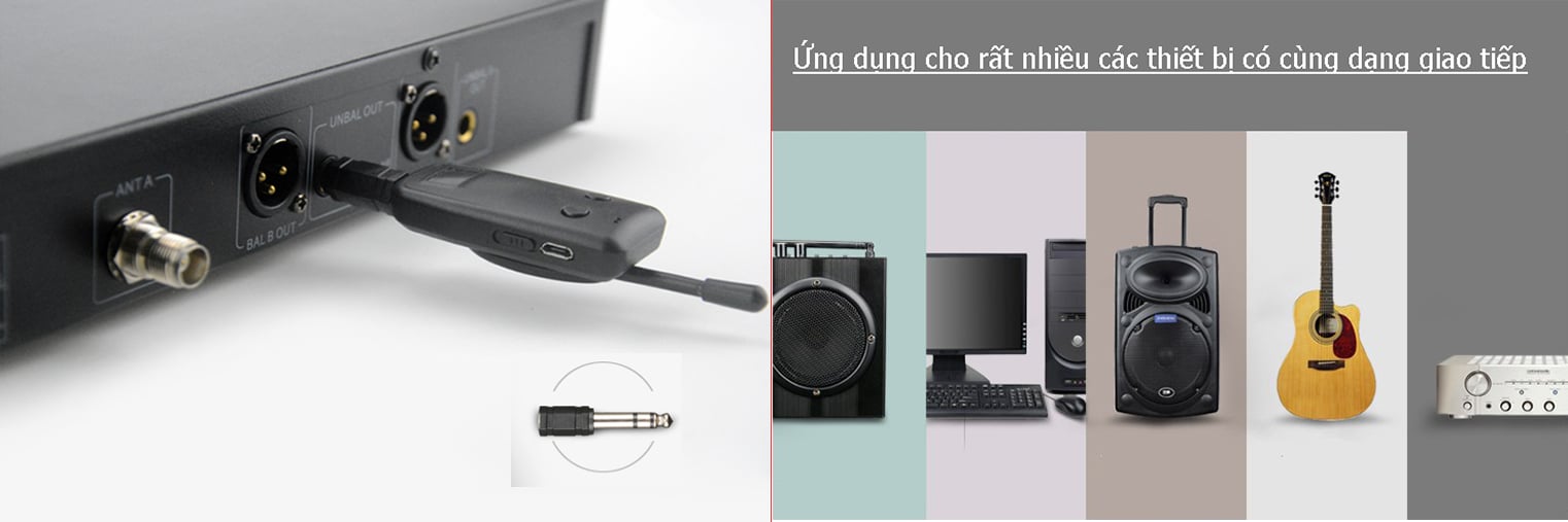 Micro không dây ZHISHENG E108 cho loa loa kéo ampli máy trợ giảng - Phụ Kiện Điện Tử Việt Nam microphone không day