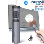Bút trình chiếu không dây kỹ thuật số dùng cho màn hình Led Norwii N97S-64G Green laser màu xanh - Laser màu đỏ