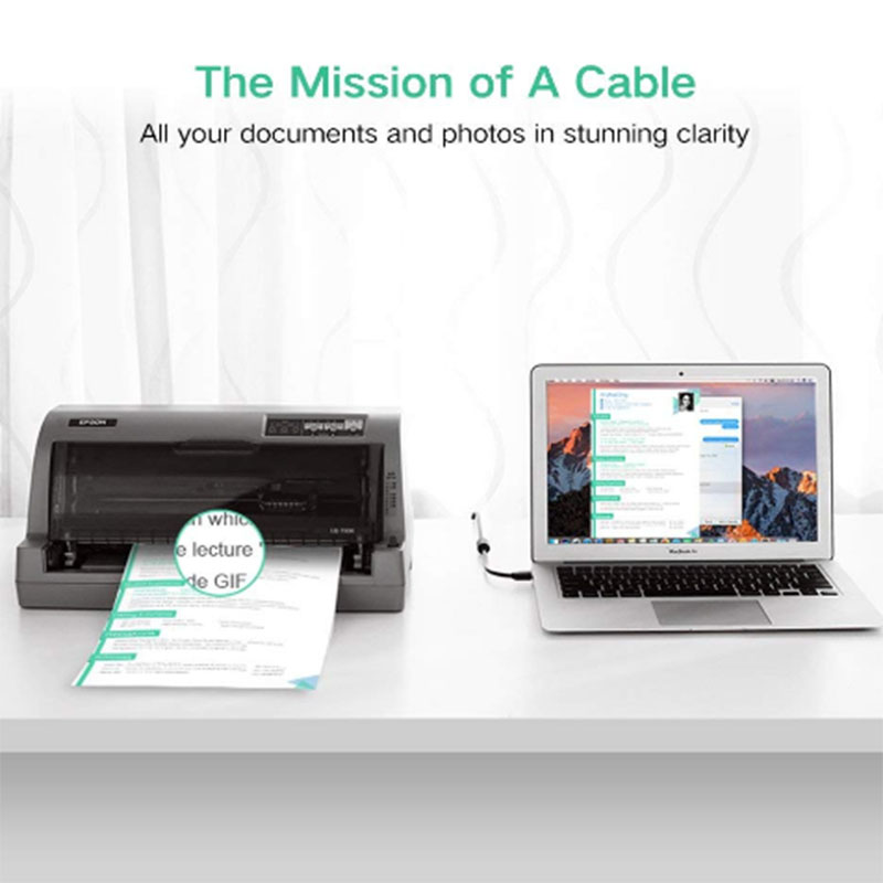 cap usb 2.0 am-bm cho may in ugreen