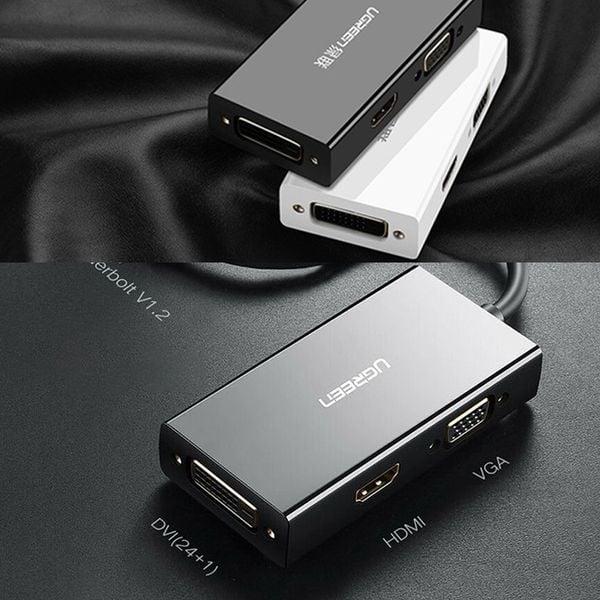 Displayport ra HDMI DVI VGA 4K Ugreen 20420 - Phụ Kiện Điện Tử Việt Nam displayport ra hdmi dvi vga ugreen