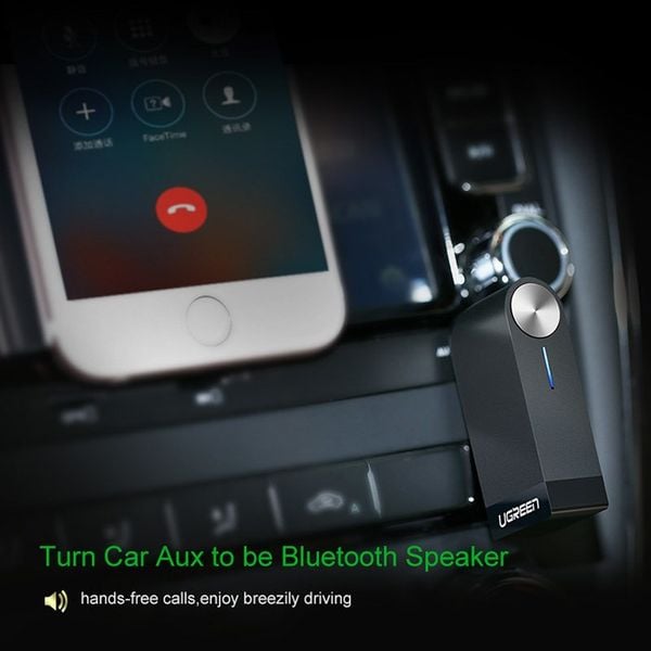 Đầu nhận Bluetooth 4.1 cho Loa Xe hơi có micro đàm thoại Ugreen 30348 - Phụ Kiện Điện Tử Việt Nam