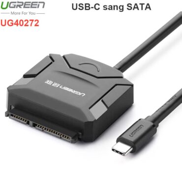 USB-C sang SATA III HDD SSD 2.5 3.5'' có cấp nguồn 12V Ugreen 40272 - Phụ Kiện Điện Tử Việt Nam