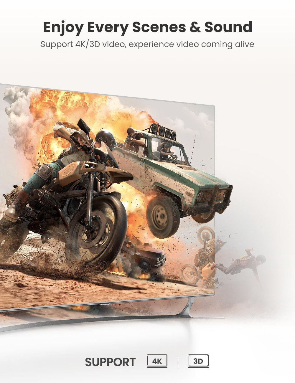 Bộ gộp switch HDMI 2 vào 1 4K 60Hz Ugreen 50966 - Phụ Kiện Điện Tử Việt Nam switch hdmi 2x1 ugreen 4k