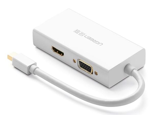 Mini Displayport to HDMI DVI VGA Ugreen 20417 hỗ trợ 4K - Phụ Kiện Điện Tử Việt Nam Mini Displayport to HDMI DVI VGA Ugreen 20417 hỗ trợ 4K - Phụ Kiện Điện Tử Việt Nam