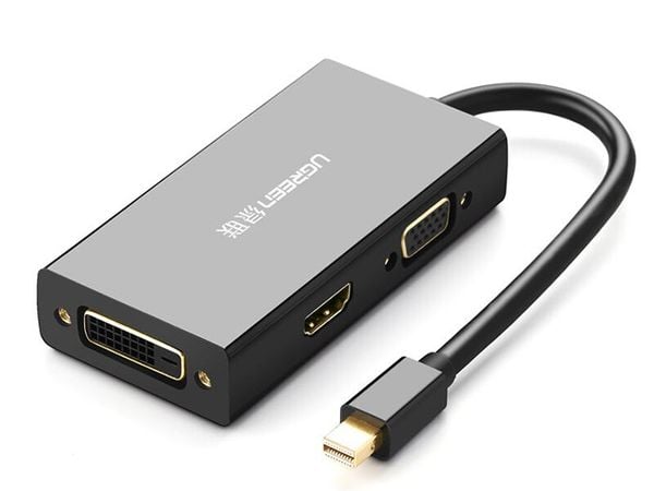 Mini Displayport to HDMI DVI VGA Ugreen 20417 hỗ trợ 4K - Phụ Kiện Điện Tử Việt Nam Mini Displayport to HDMI DVI VGA Ugreen 20417 hỗ trợ 4K - Phụ Kiện Điện Tử Việt Nam