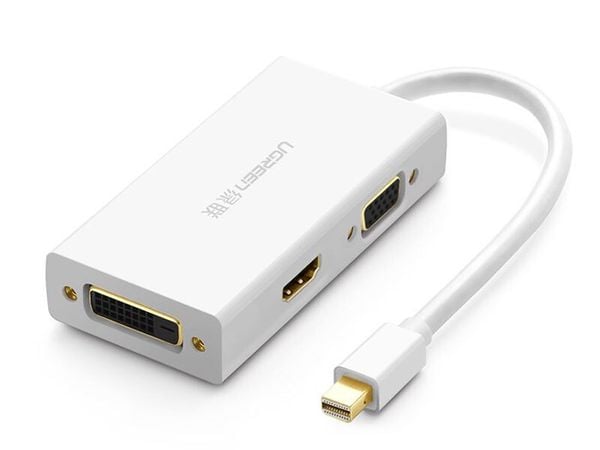 Mini Displayport to HDMI DVI VGA Ugreen 20417 hỗ trợ 4K - Phụ Kiện Điện Tử Việt Nam Mini Displayport to HDMI DVI VGA Ugreen 20417 hỗ trợ 4K - Phụ Kiện Điện Tử Việt Nam