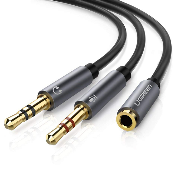 Cáp audio 3.5mm 2 vào 1 micro + audio 20Cm Ugreen 10790 - Phụ Kiện Điện Tử Việt Nam Cáp audio 3.5mm 2 vào 1 micro + audio 20Cm Ugreen 10790 - Phụ Kiện Điện Tử Việt Nam