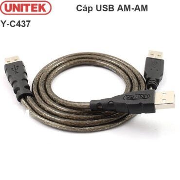 Cáp chữ Y USB 2.0 to USB 0.8m cho HDD box Unitek Y-C437 chính hãng - Phụ Kiện Điện Tử Việt Nam