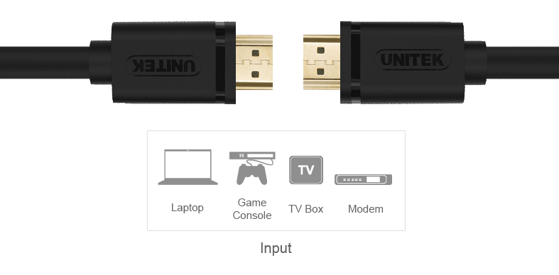 Cáp HDMI sang HDMI 2 đầu đực V1.4 4Kx2K 30Hz Unitek 1 mét đến 70m UNITEK chính hãng - Phụ Kiện Điện Tử Việt Nam Cap HDMI Unitek | Cap HDMI chính hãng giá tốt nhất Hà Nội