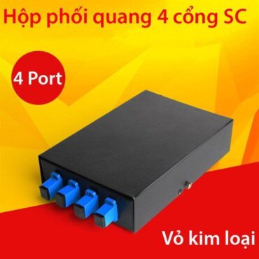 Hộp phối quang 4 cổng SC 4FO vỏ kim loại giá rẻ - Phụ Kiện Điện Tử Việt Nam