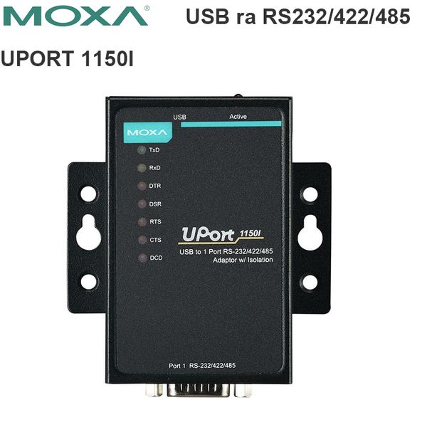 MOXA UPort 1150I - 1 Port RS-232/422/485 USB-to-Serial converters - Phụ Kiện Điện Tử Việt Nam uport moxa 1150i