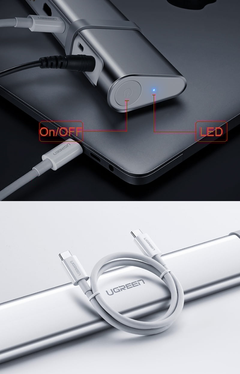 USB-C ra HDMI VGA DVI RJ45 Audio 3.5 TF SD USB 3.0 3 port USB type-C PD Ugreen 40373 - Phụ Kiện Điện Tử Việt Nam usb-c ra hdmi/dvi/vga usb 3.0/lan/audio/sd-tf ugreen 40373