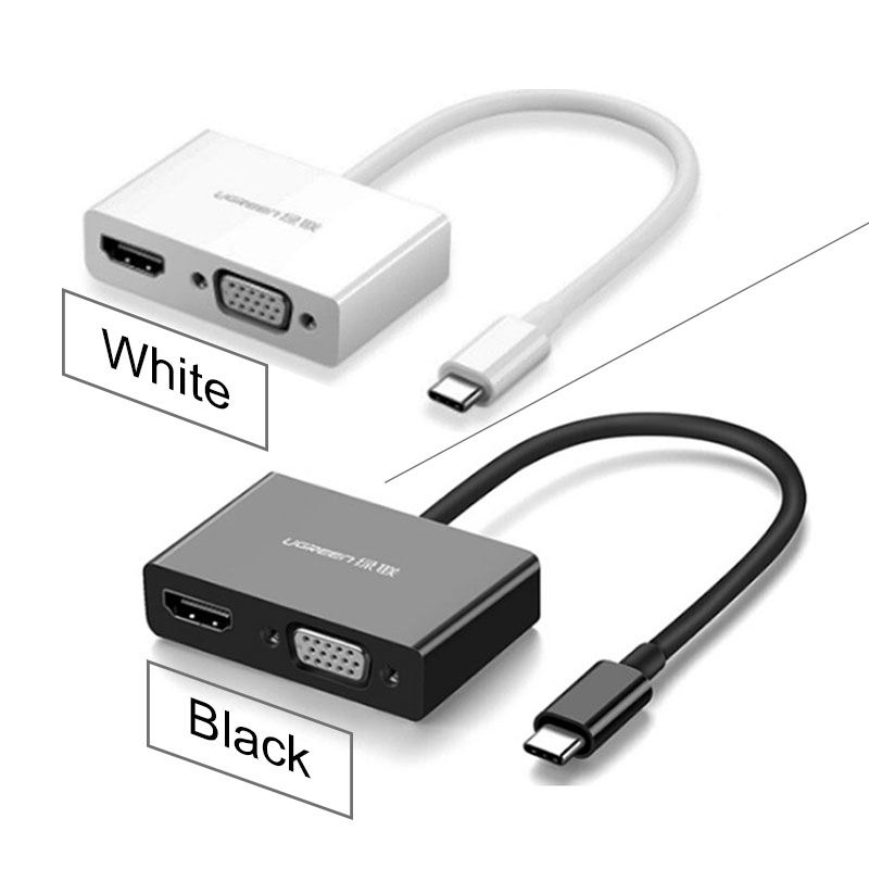 USB type-C to HDMI VGA 15Cm hỗ trợ 1080P 4K30Hz UGREEN 50509 - Phụ Kiện Điện Tử Việt Nam USB type-C to HDMI VGA 15Cm hỗ trợ 1080P 4K30Hz UGREEN 50509 - Phụ Kiện Điện Tử Việt Nam