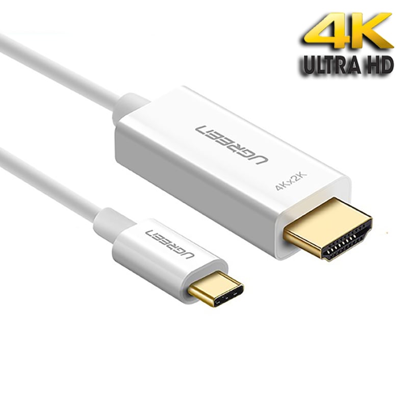 Cáp USB-C ra HDMI 4K30Hz 1.5 mét UGREEN 30841 - Phụ Kiện Điện Tử Việt Nam usb type-c ra HDMI 1.5 met ugreen 30841 ho tro 4k