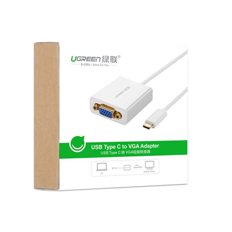 USB-C ra VGA 1080P 15Cm Ugreen 20586 - Phụ Kiện Điện Tử Việt Nam USB-C ra VGA 1080P 15Cm Ugreen 20586 - Phụ Kiện Điện Tử Việt Nam