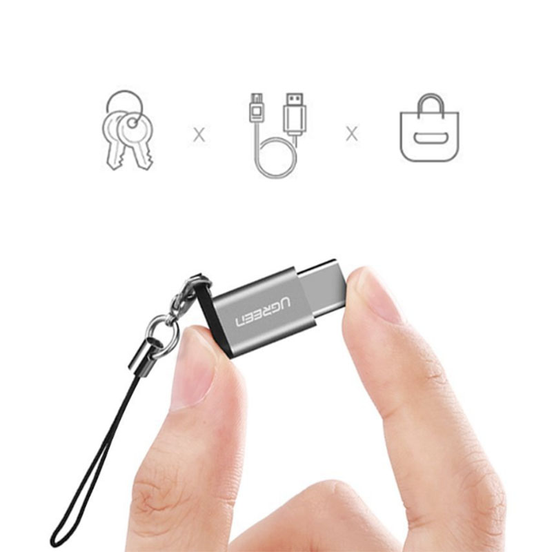 Đầu chuyển USB-C ra Micro USB UGREEN 40945 - Phụ Kiện Điện Tử Việt Nam dau chuyen micro usb sang usb type-c ugreen 40945