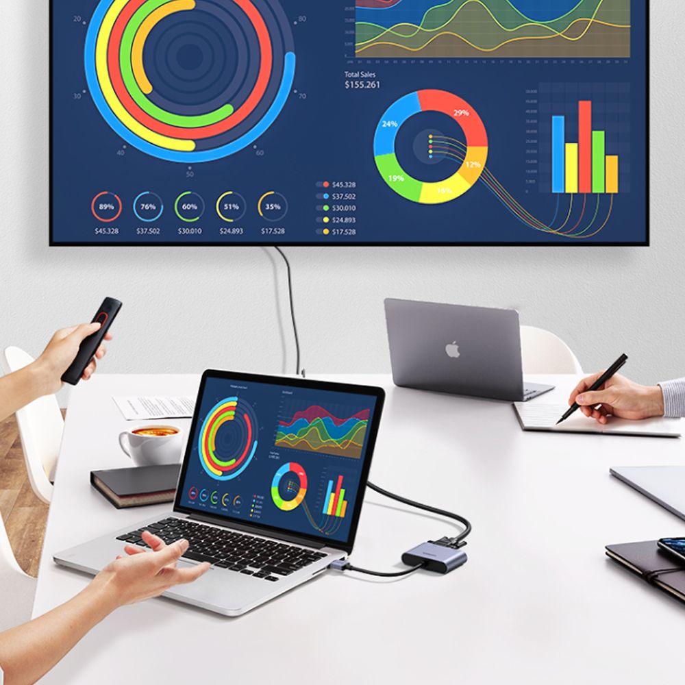 Bộ chuyển đổi USB 3.0 ra HDMI và VGA Full HD 1080P Ugreen 20518 - Phụ Kiện Điện Tử Việt Nam