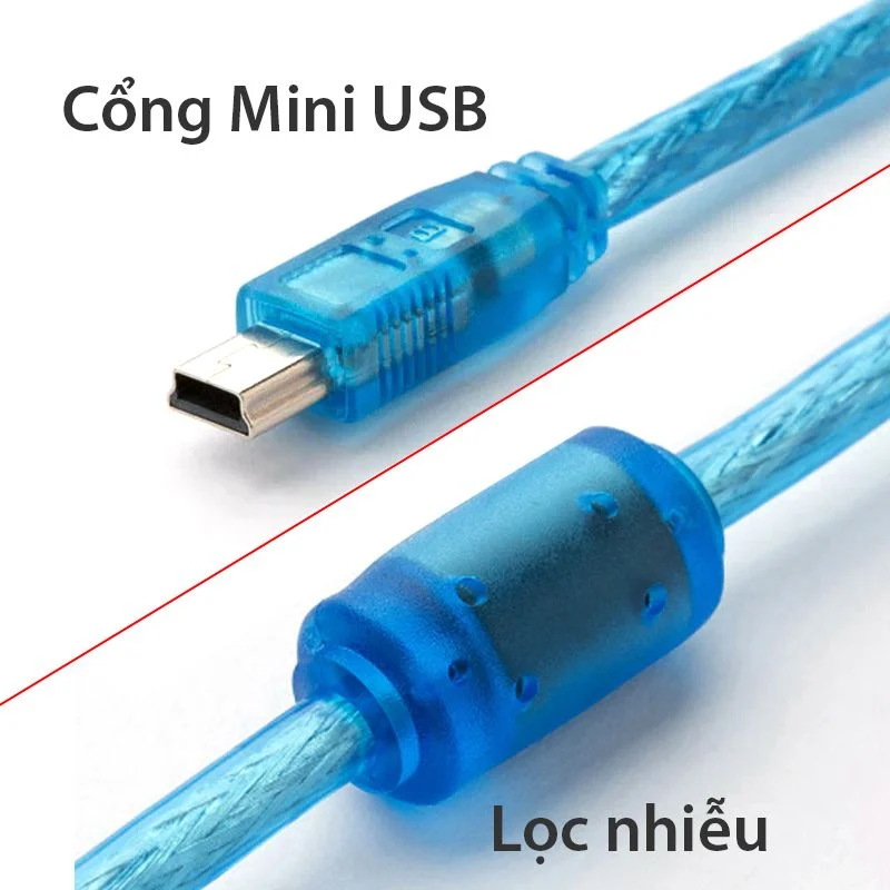 Cáp lập trình PLC màn hình cảm ứng Mitsubishi USB-FX3G / FX3A / FX3GA 1.5 mét - Phụ Kiện Điện Tử Việt Nam