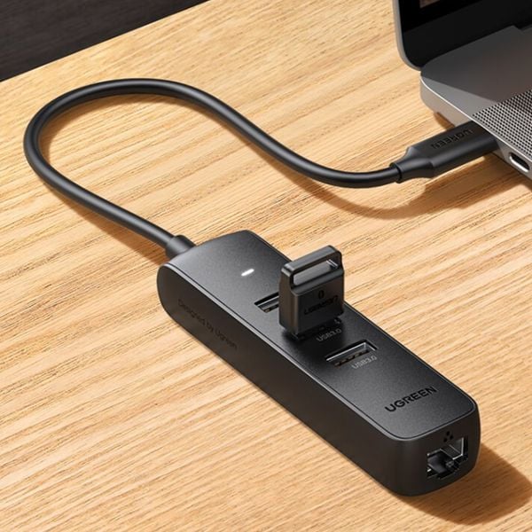 Bộ chia HUB USB 3.1 Type C ra 3 cổng USB 3.0 + Lan 10/100 Mbps Ugreen 10917 - Phụ Kiện Điện Tử Việt Nam